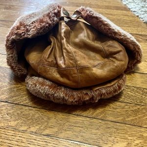 Vintage faux fur hat